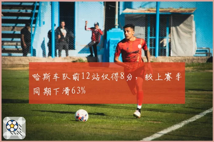 哈斯车队前12站仅得8分,较上赛季同期下滑63%